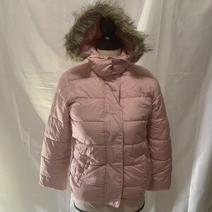Gap kids, light, pink hoodie, winter jacket, size XL regular girls